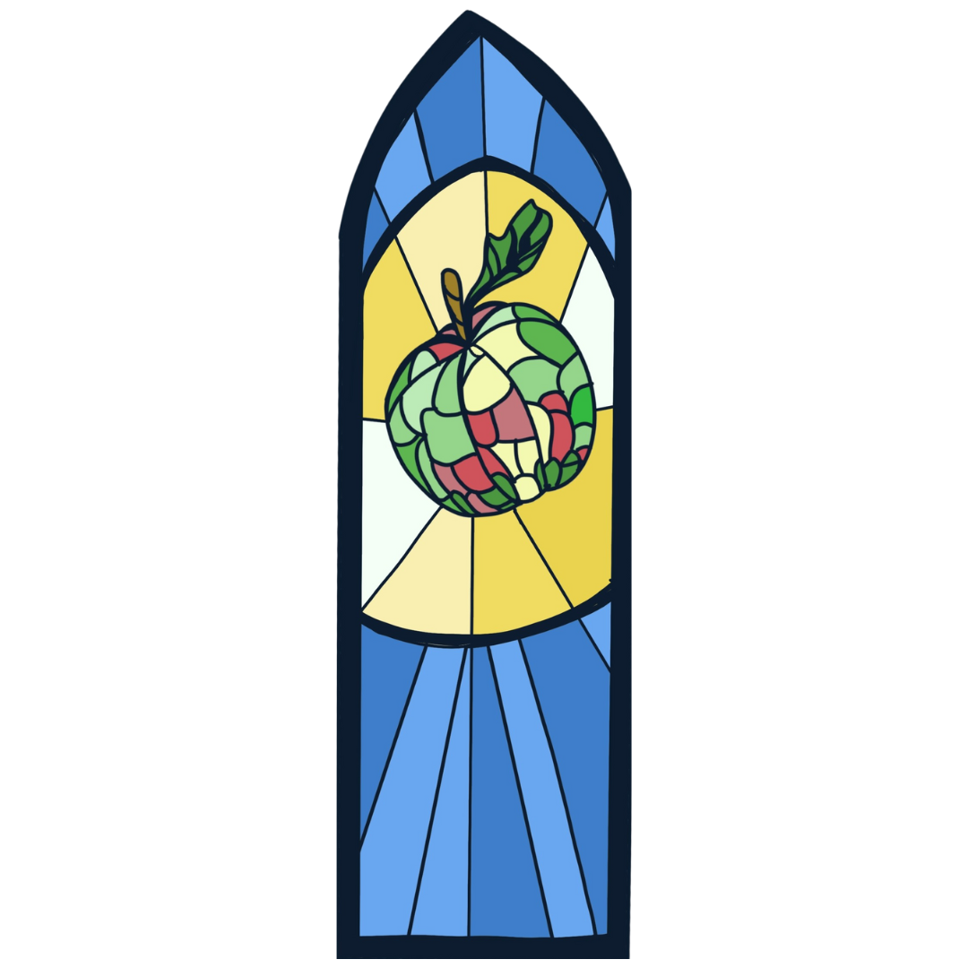 An apple