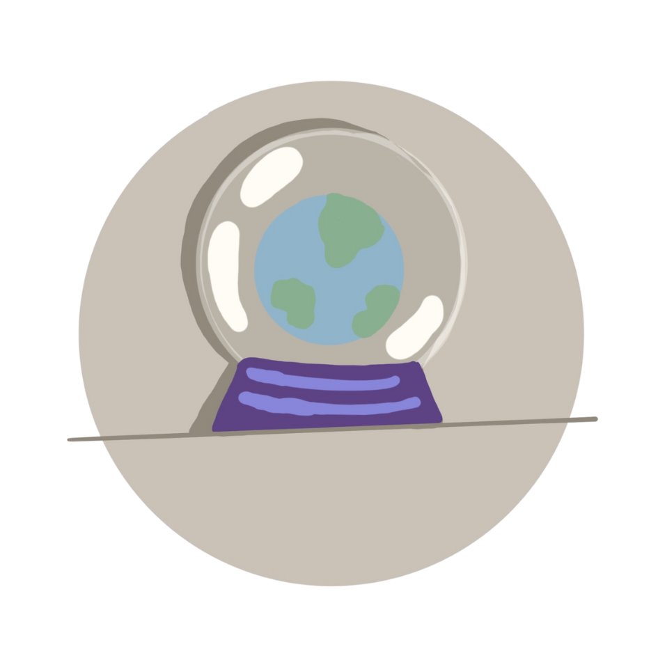 The earth in a crystal ball