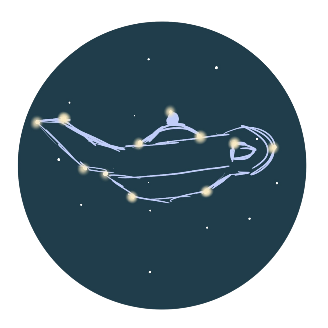 A constellation that is Aladdin's lamp