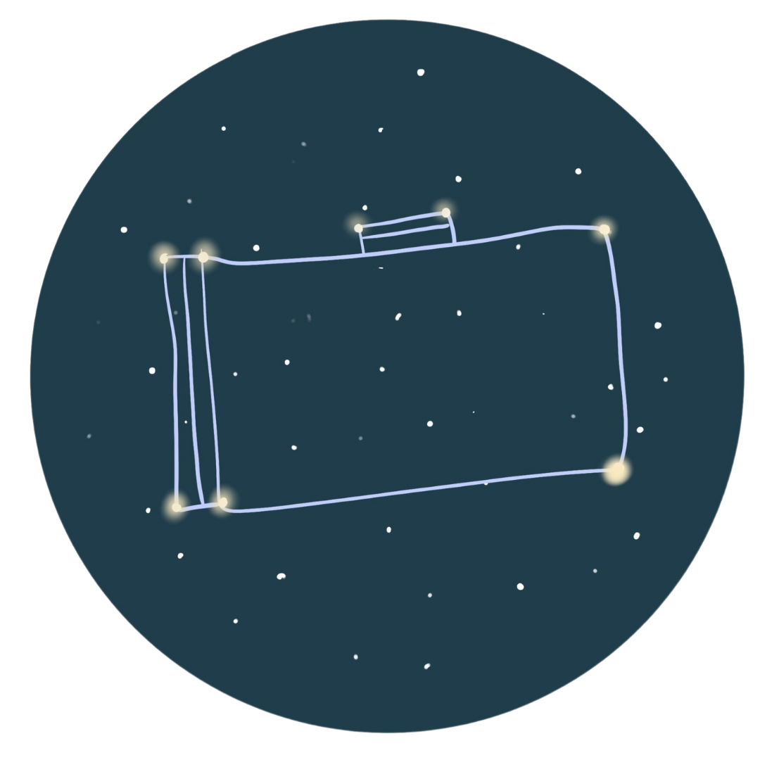 A constellation that is a briefcase