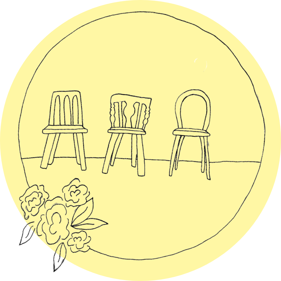 three chairs