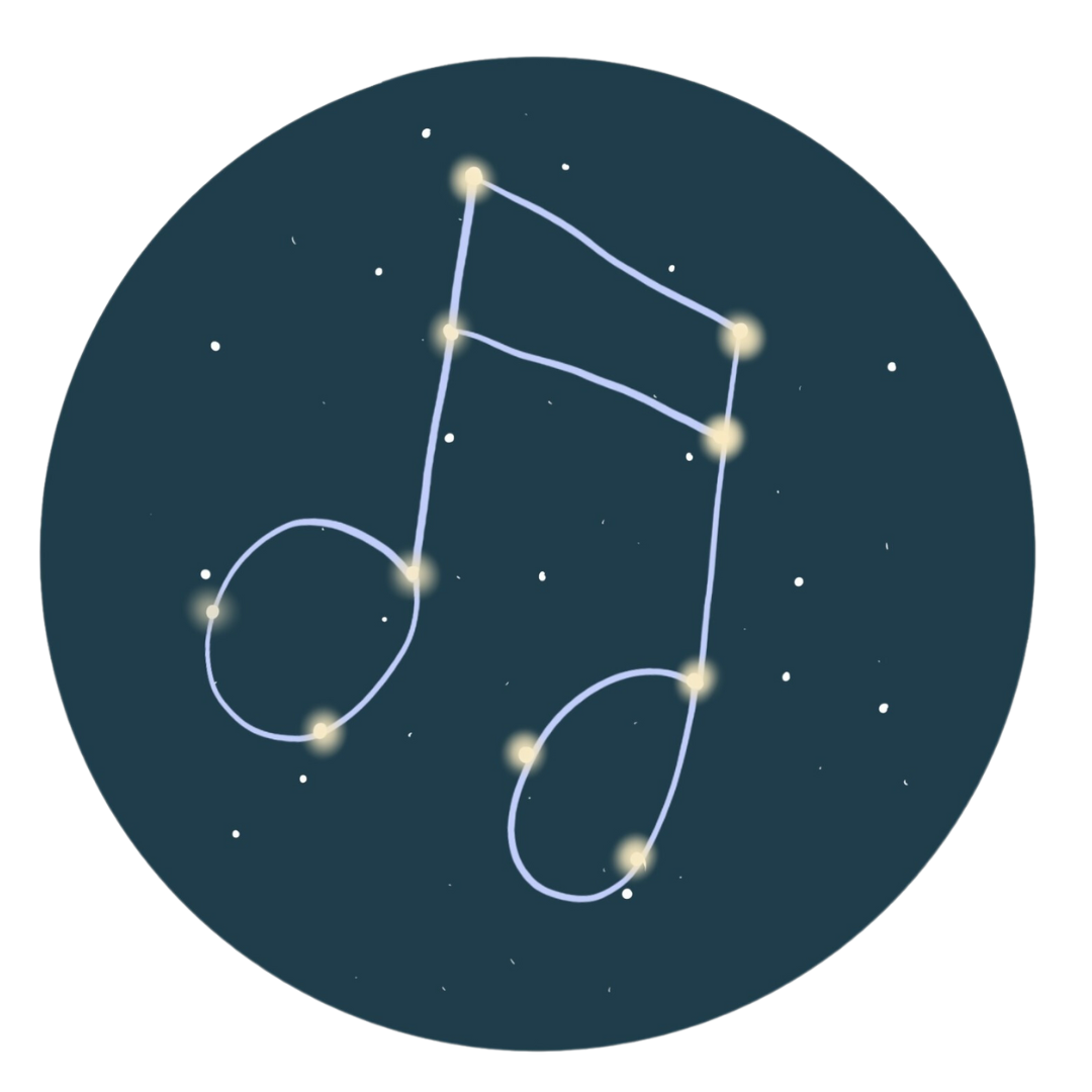 A constellation that is a musical note