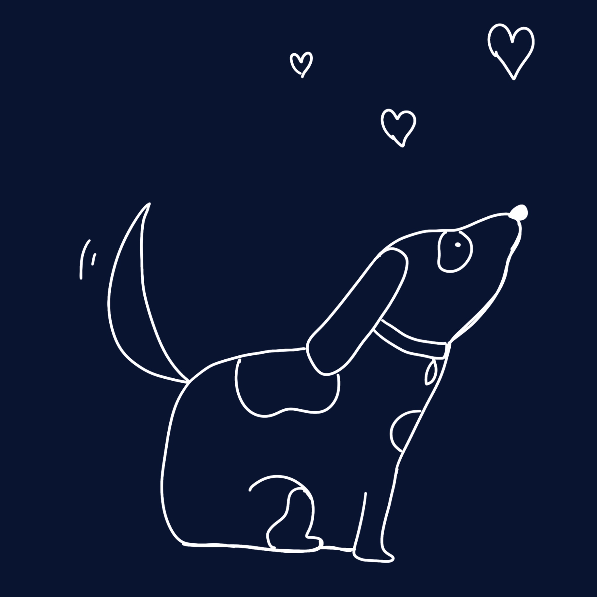 A dog