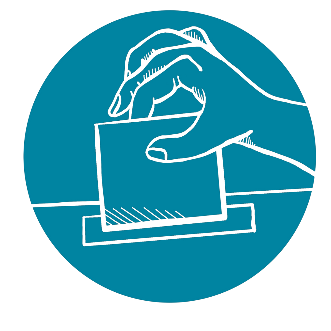 A hand voting