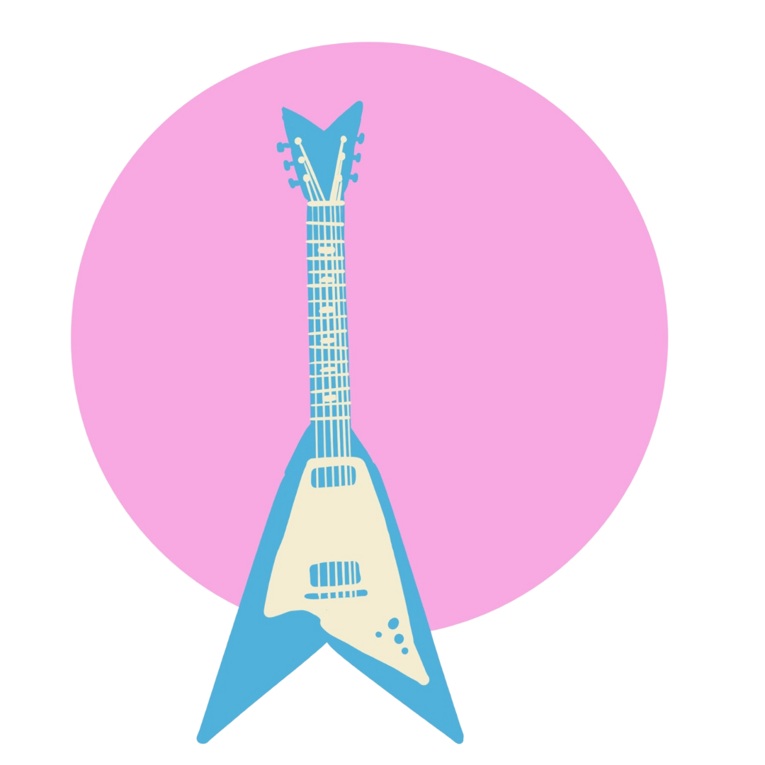 An electric guitar