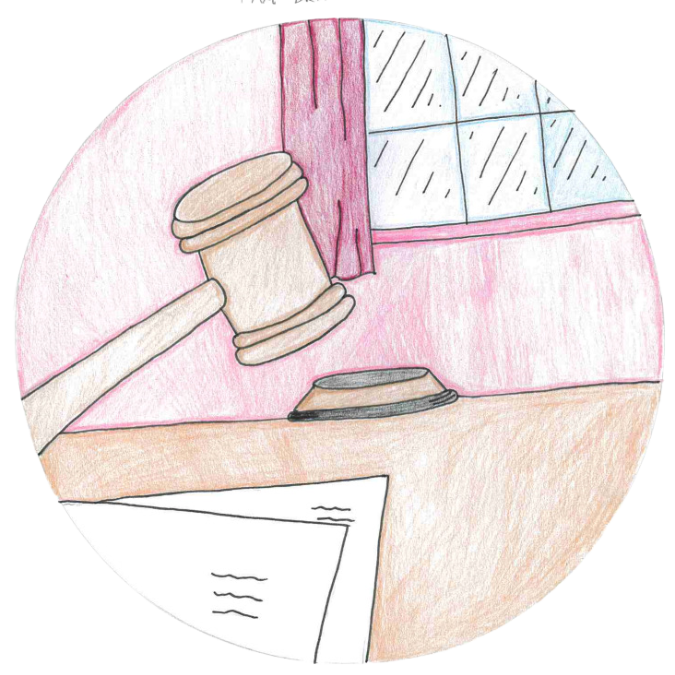 A courtroom