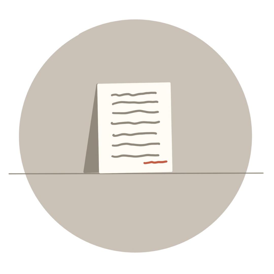 A signed document