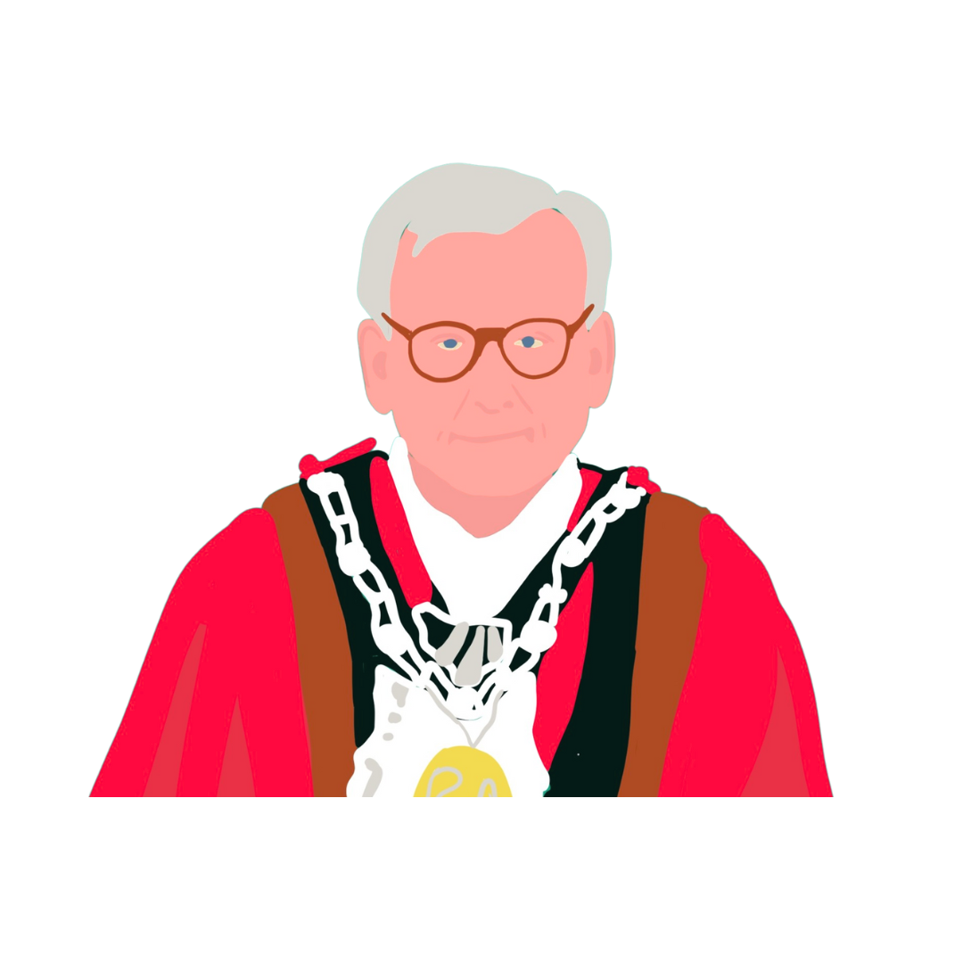 Councillor David Osborne,  the new mayor