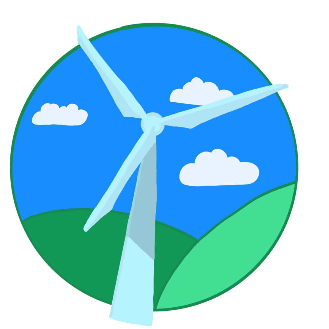 A wind turbine