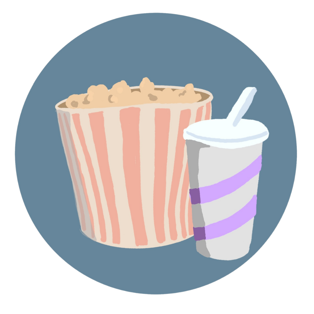 Popcorn and a drink